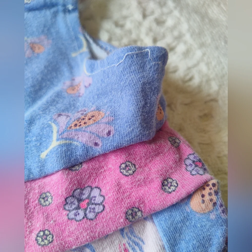 Jelly the Pug Dress Size 2t Sleeveless Butterflies Lovebirds Pink Purple… - Picture 7 of 8